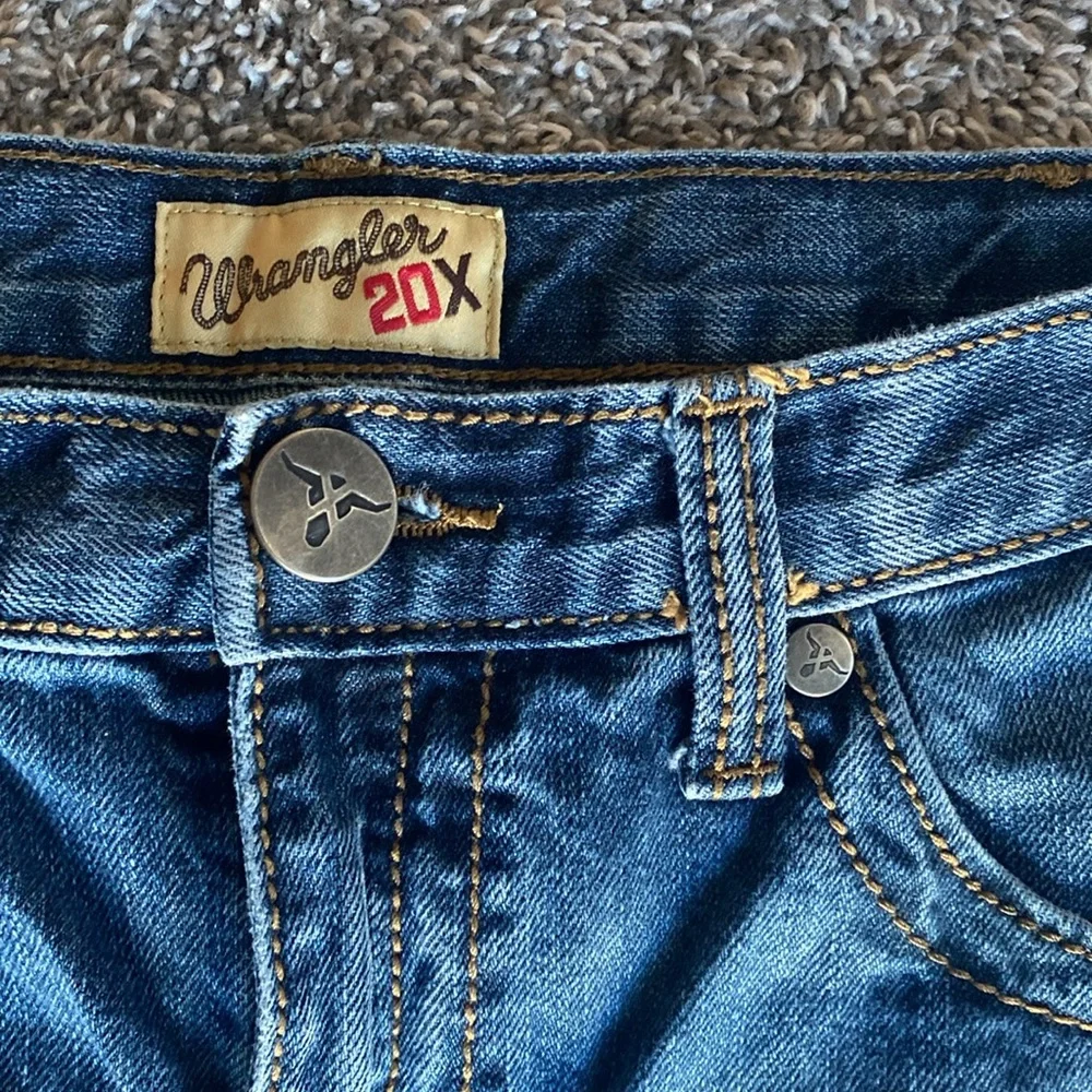 Wrangler 20X Style 33 Extra Relaxed Blue 100% Cotton Denim Jeans, Men’s 36x30